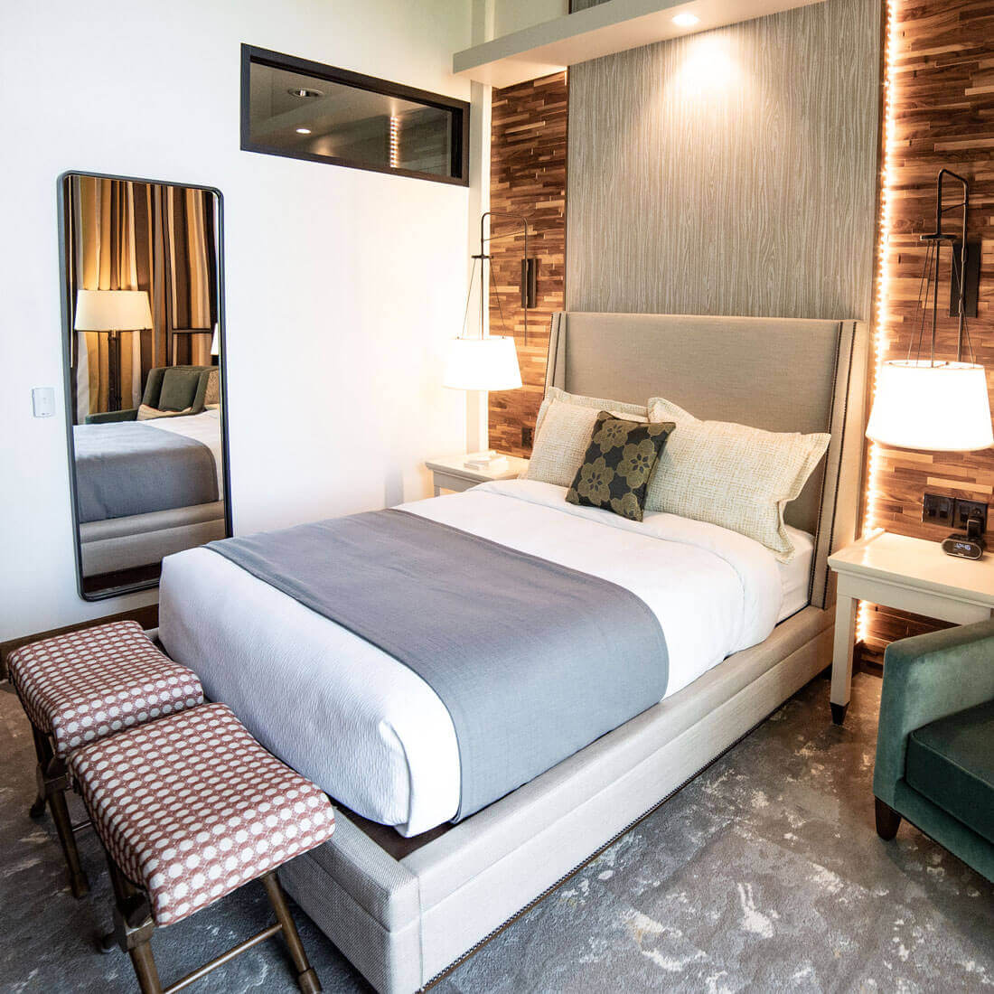 Truist Leadership Institute campus bedroom accommodations