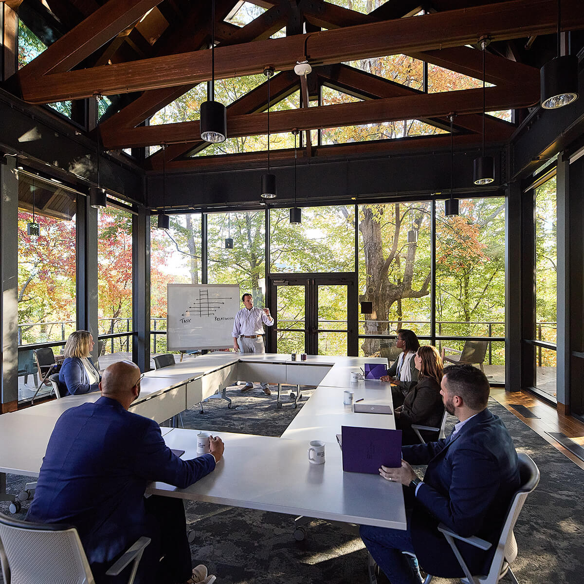 Truist Leadership Institute treehouse meeting room
